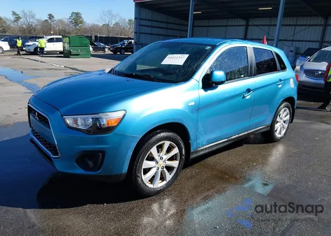 2014 Mitsubishi Outlander Sport Es z USA, uszkodzony, nr VIN 4A4AP3AU9EE010578